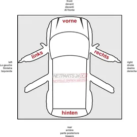 Johns Scheinwerfer Rechts (13 02 10 für AUDI A3 | Frontscheinwerfer