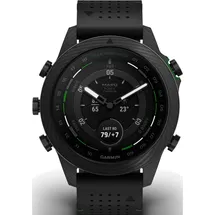 Garmin MARQ 2 Golfer BT 46 mm Carbongehäuse schwarz Silikonarmband schwarz M