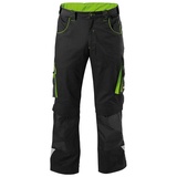 Fortis H-Bundhose 24 Black/lime green Gr 28