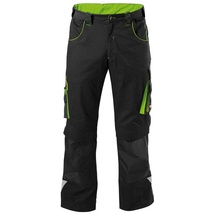 Fortis H-Bundhose 24, Black/lime green, Gr. 28