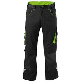 Fortis H-Bundhose 24, Black/lime green, Gr. 28