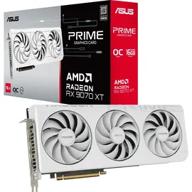 Asus Prime Radeon RX 9070 XT White OC 16 GB DDR6