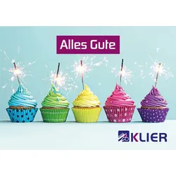 KLIER Gutschein Trägerkarte Geburtstag