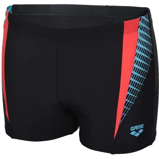 Arena Herren Threefold Short Swim Trunks, Black-black-anguria, 6 EU