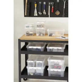 SmartStore Aufbewahrungsbox CLASSIC 3 3 Liter transparent / weiß