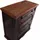 SIT Möbel Corsica 85 x 90 x 40 cm schwarz / Shabby Chic mit Schublade