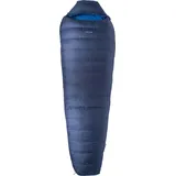 Lowland OUTDOOR Unisex-Adult 5 KIBO daunen Schlafsack, Navy Blue/Blue, 225 CM