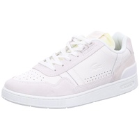 Lacoste Damen Low-Top Sneaker T-Clip 123 1 SFA, Frauen Halbschuhe,Freizeitschuhe,Turnschuhe,Laufschuhe,schnürschuhe,Offwhite (18C),40 EU / 6.5 UK - 40 EU