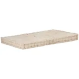 vidaXL Palettenkissen Baumwolle 120×80×10 cm Beige