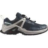 Salomon Kinder Trekkinghalbschuhe SHOES X Raise Carbon/Ashes Of Roses/Clearly Aqua, 37