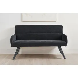 byLIVING Sitzbank Tino Schwarz 140 x 94 x 67 cm