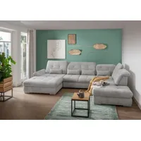 Myhomelando Wohnlandschaft Damaskus, mit Schlaffunktion silberfarben