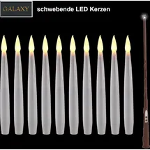 FHS International FHS LED Kerzen schwebend 10er-Set