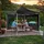 Tectake Faltpavillon 3 x 3 m inkl. 2 Seitenteile Schwarz