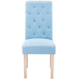 FROMM & STARCK Polsterstuhl 2er Set bis 180 kg Hochlehner Esszimmerstuhl himmelblau