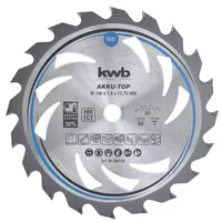 KWB 584154 Hartmetall Kreissägeblatt 156 x 12,75 x 1.0