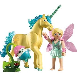 Playmobil Magic Unicorns Sammeleinhorn Sonnenscheinblüte mit Fee 71842