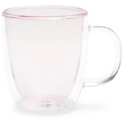 Teeglas – Doppelwandig, Rose, 390 ml