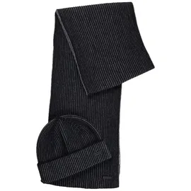 Boss Strickmütze Ercole Set Black