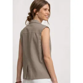STREET ONE Kurzweste mit Reverskragen Beige 34