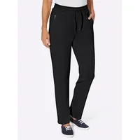 Sieh an! Jerseyhose Jersey-Hose komfortabel Schwarz 20