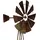 DanDiBo Ambiente Windrad 170 cm Braun