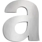 CMD Hausnummer 25cm Edelstahl gebürstet Silber