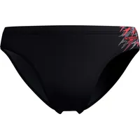 Speedo Medley Logo Brief Schwarz/Rot 6
