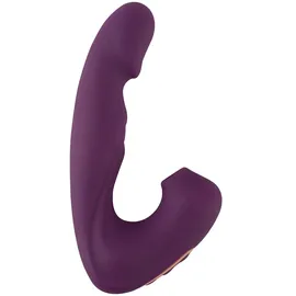 Javida Vibrator „4 Function“ mit Klopffunktion und Klitorissauger lila