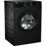 BEKO LLF082B2 Frontwaschmaschine - 8 kg - Aquawave-Trommel - 1200 U / min - Schwarz - Schwarz