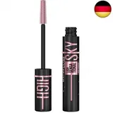 Maybelline Sky High Waschbare Mascara mit Volumen, Cosmic Black, 0,24 ml