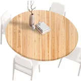 Tischdecke Rund Gartentischdecke Rund 140 120 80 60 cm, Spanntischdecke Rund Tablecloth, Tischdecke Rund Outdoor Abwaschbar Tischtücher, Round Table Cloth, Runde Tischdecke für draußen 120cm F