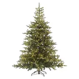 CASANOVA casa NOVA Künstlicher Tannenbaum H 210 cm GRANDIS, H 210 cm - Grün Kunststoff - mit LED-Beleuchtung