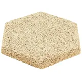 FibroTech Akustikplatte Hexagon  (Beige, 250 x 289 x 25 mm, 18 Stk., 0,972 m2)