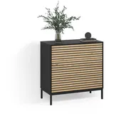 livinity® Aterno 80 x 81,2 cm Goldkraft Eiche/Anthrazit