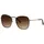 Marc O'Polo Sonnenbrille Modell 508000 Form Butterfly, Logoschriftzug auf Bügel, Kombifassung goldfarben|grün