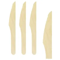 NATURALLY Messer aus Holz, 16cm, 100 Stk.
