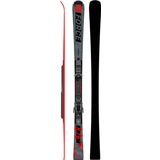 SALOMON Herren All-Mountain Ski SKI SET E S/FORCE, Dark Grey/Red/Black, 163