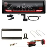 JVC KD-X282DBT Bluetooth DAB USB Einbauset für Focus Fiesta Puma Mondeo