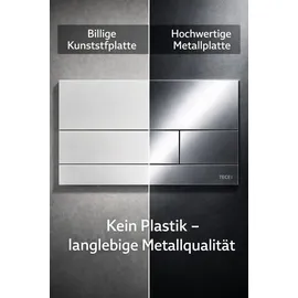 TECE TECEsquare II Met. WC-Betätigungsplatte Chrom glänzend
