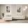 altdecor Ecksofa Cord mit Schlaffunktion 2-Sitzer Beige