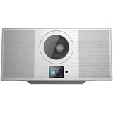 VR-Radio Stereoanlage, Alu, Internet-Radio/CD/DAB+/Bluetooth, 60W, DSP, silbern