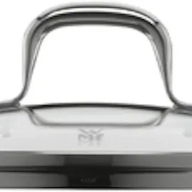 WMF Fusiontec Essential Kochtopf groß, 20 cm, Glasdeckel, Bratentopf Induktion, 2,4l, High-Tech Keramik, kratzfest, unbeschichtet, grau, Made in Germany