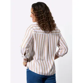 Casual Looks Funktionsbluse camel-weiß-gestreift 38