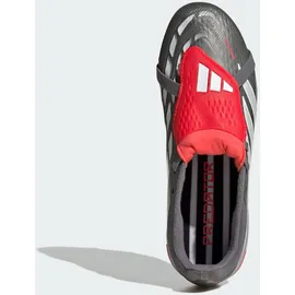 adidas Predator Elite FG Kinder Grau/Rot/Silber 35,5