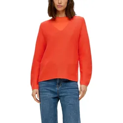 s.Oliver V-Ausschnitt-Pullover, mit V-Ausschnitt s.Oliver bright red 46