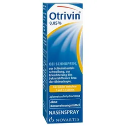 Otrivin® 0,05%-Nasenspray ohne Konservierungsmittel