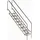 Ideal Edelstahl Pooltreppe Modell 08.1 179,9 cm x 183,8 cm Edelstahl