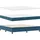 vidaXL Boxspringbett 100 x 200 cm Blau