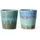 HKliving Van Gogh Kaffeebecher 0,23 l Mehrfarbig 2 St.